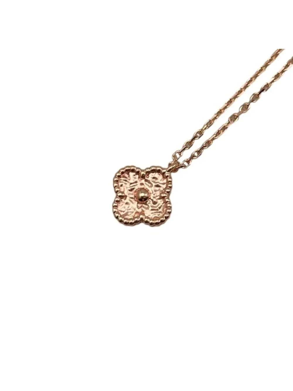 Van Cleef & Arpels Necklace Suit Alhambra Pendant Rose Gold&arpels